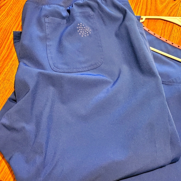 COPY - Heart soul scrubs. Plus size. Galaxy Blue. - Picture 2 of 2